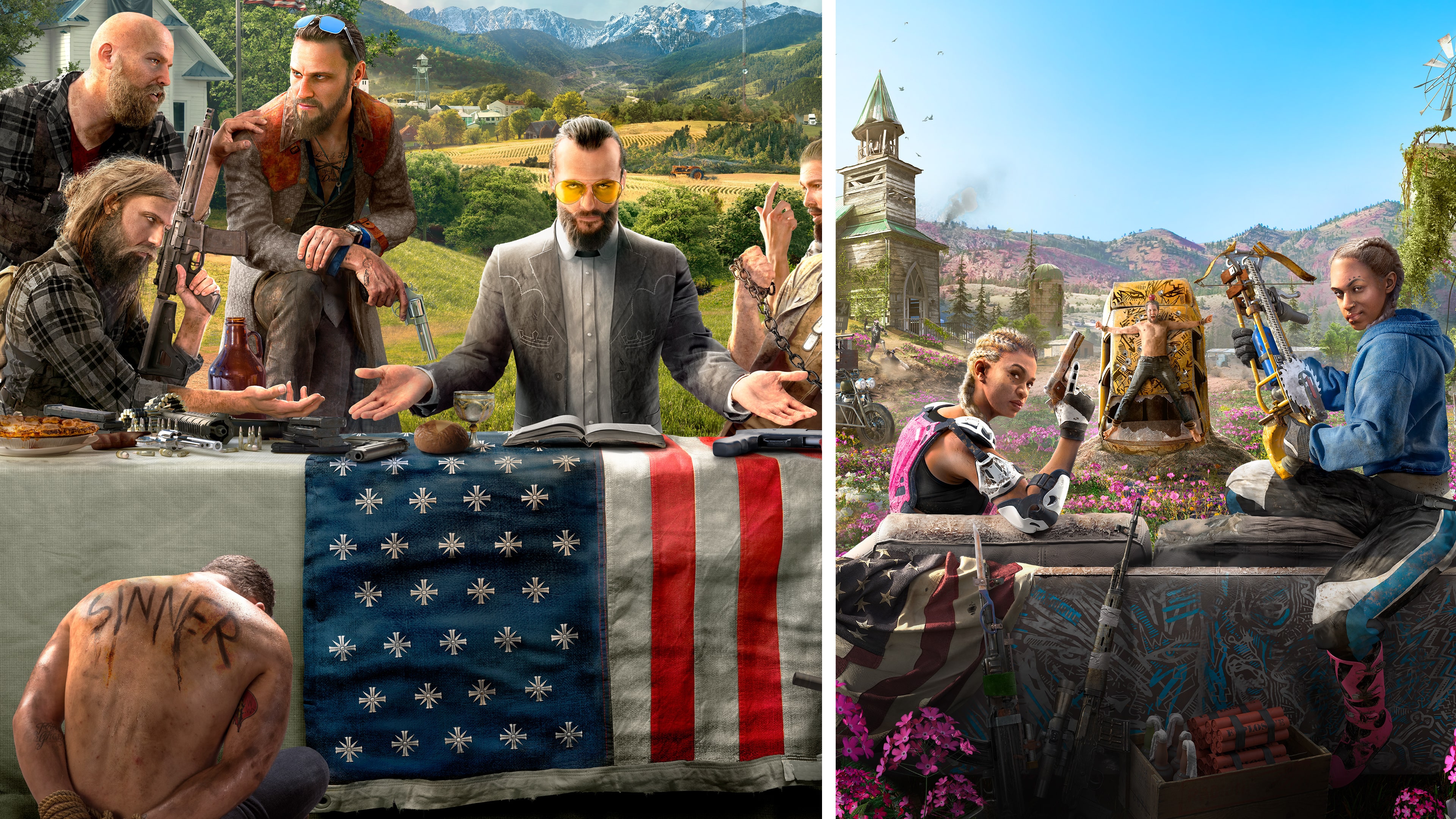 Купить Far Cry 5 + Far Cry New Dawn Ultimate Edition для PS4/PS5 П2 П3 дёшево