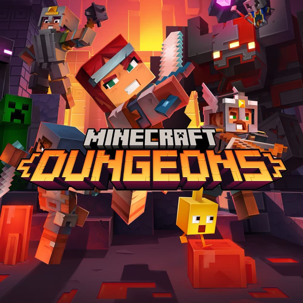 Купить Minecraft Dungeons для PS4/PS5 П2 П3 дёшево