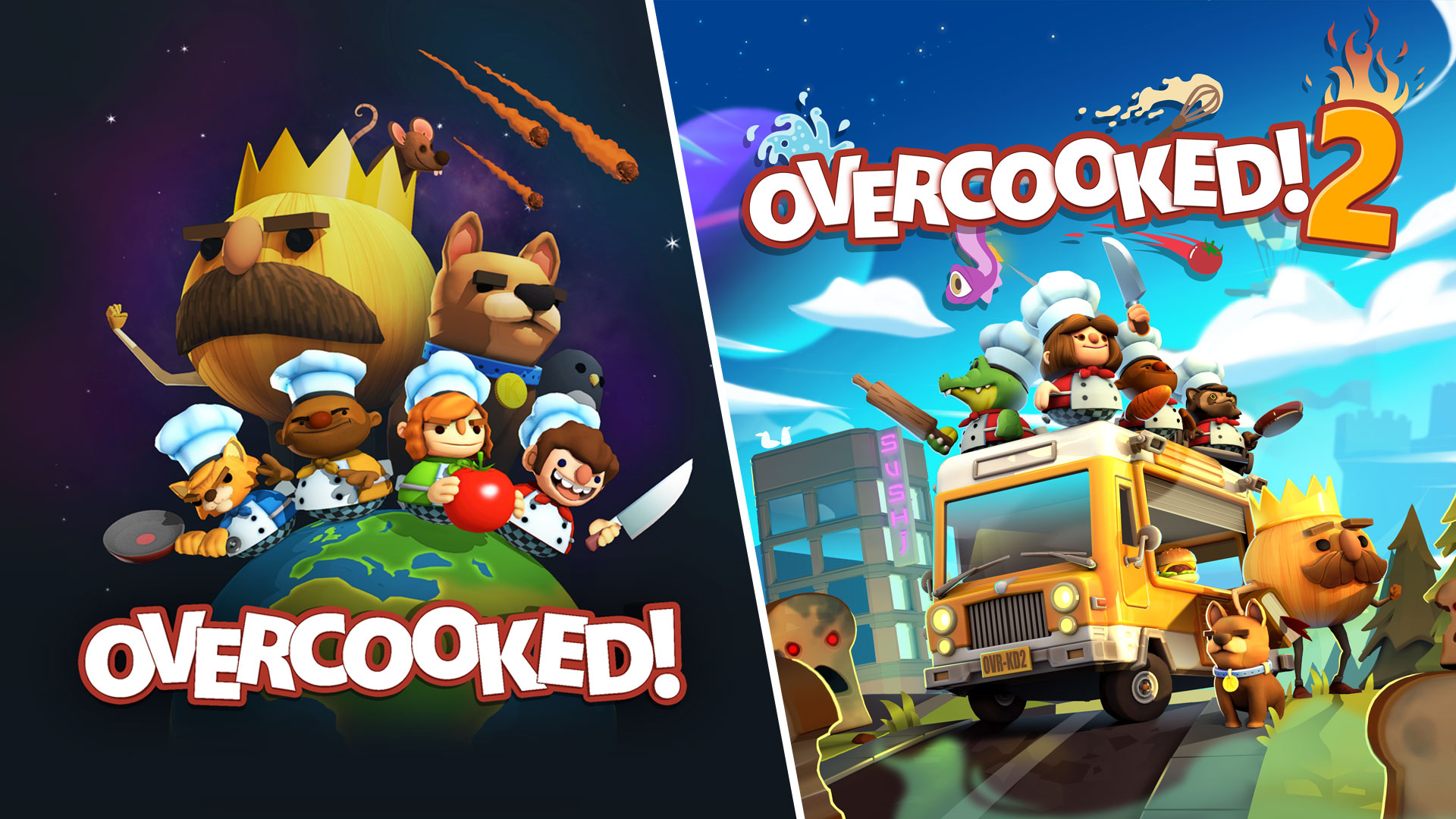 Купить Overcooked + Overcooked 2 Bundle для PS4/PS5 П2 П3 дёшево